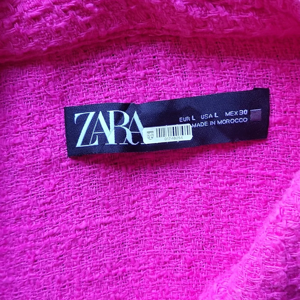Zara Pink Textured Jacket - Picture 2 of 4